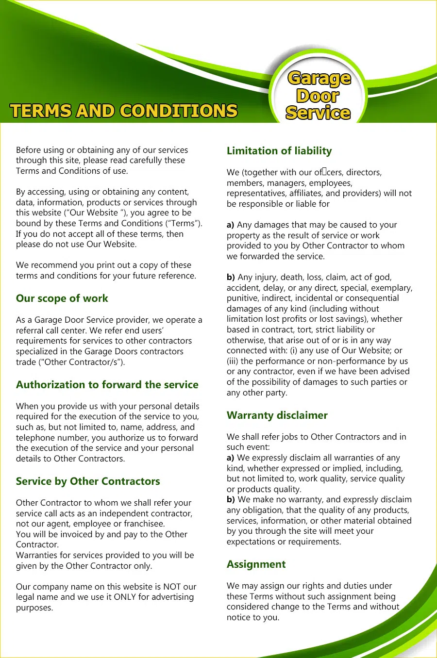 Master Garage Door Service West Palm Beach, FL 561-354-0624